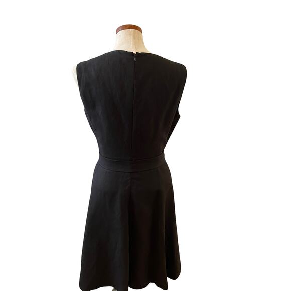 Calvin Klein Office Ready Linen blend Dress and Jacket Set Black - Picture 7 of 11